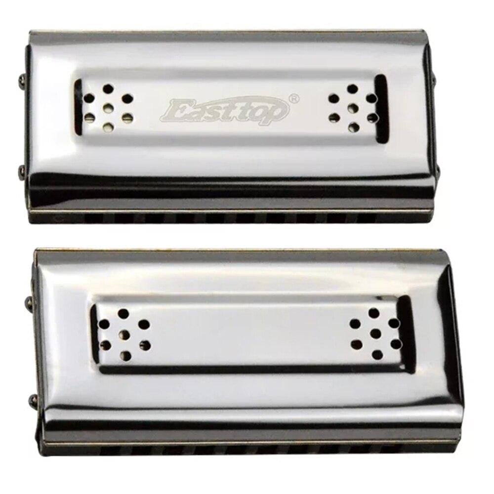 East Top Harmonica Tremolo Diatonic 10 24 Holes Mouth Organ Instrumento Blues Harp Both Side Key C G Musical Instruments Easttop