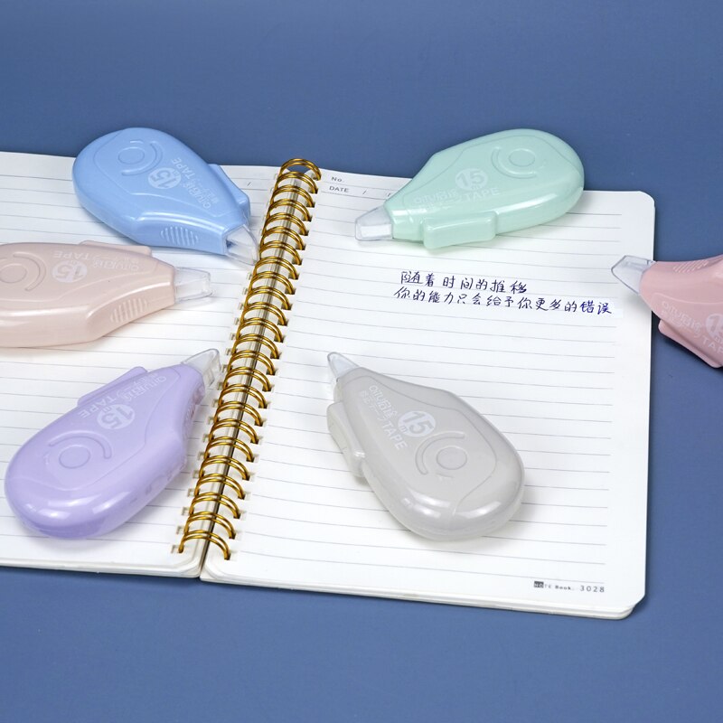 Cinta Correctora Tipex, Cinta Correctora Kawaii, material escolar, papelería, 90M