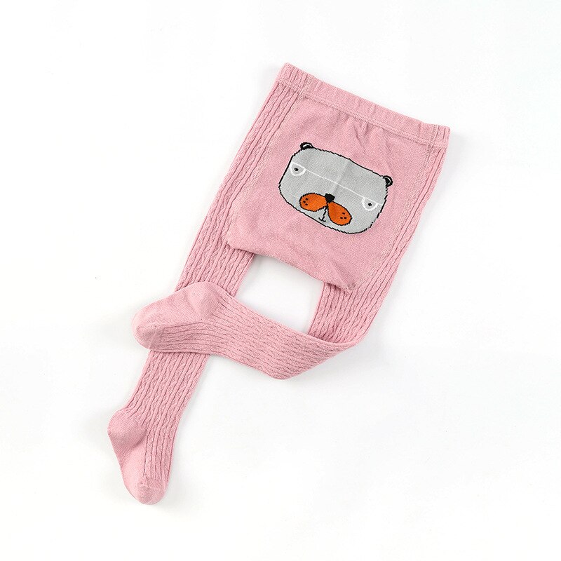 Medias de algodón suave para niños y niñas de 1 a 6 años, ropa de bebé, pantimedias: pink / 0-1 years