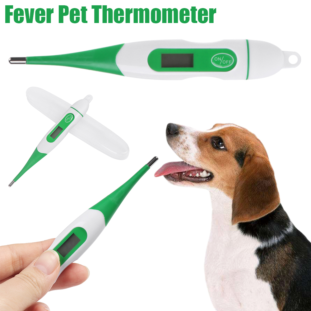 Waterdichte Digitale Thermometer Voor Honden Katten Varken Dieren Zachte Hoofd Thermometer Veterinaire Benodigdheden