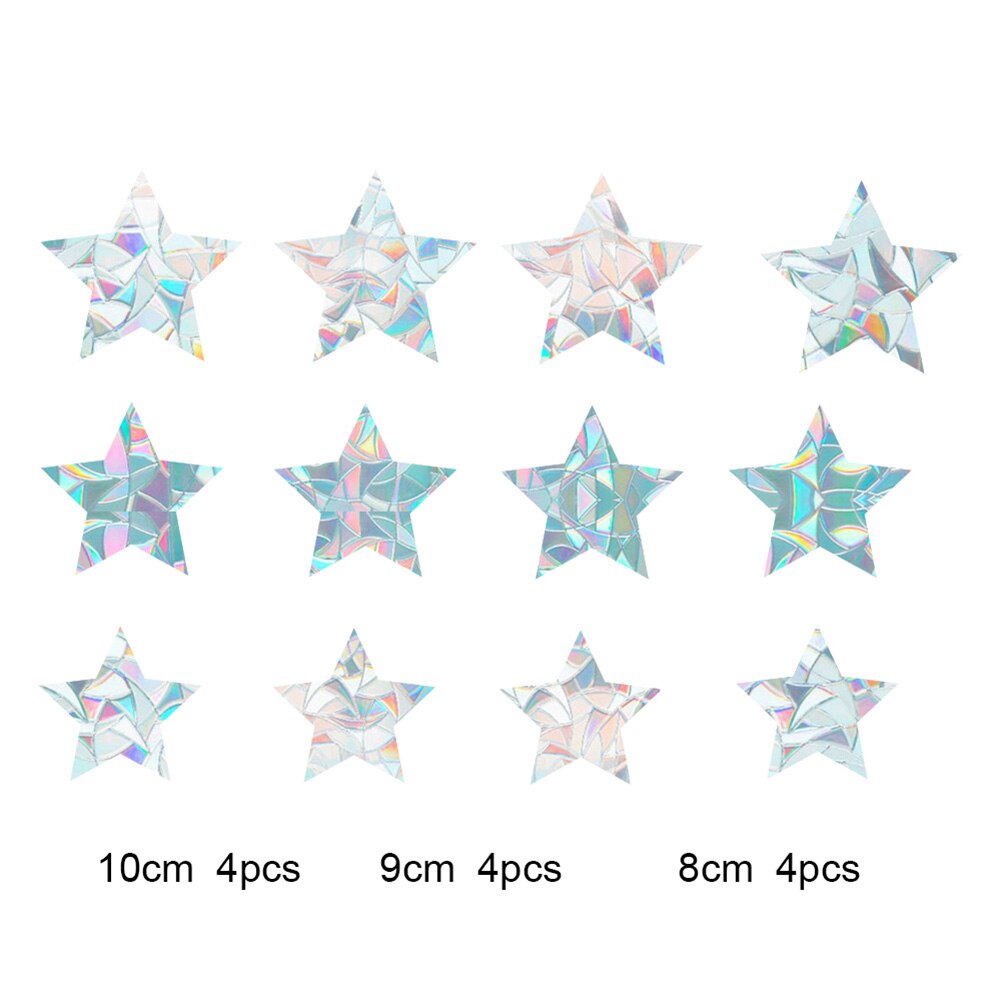 Rainbow Reflective Sticker Sun Light Catcher Window Stickers Refraction Decals Light Catching Glass Decoration Wall Stickers: RPS003