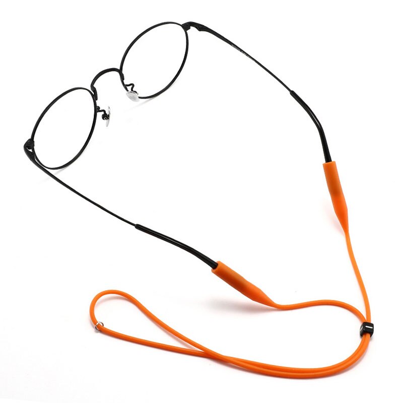 Bunte Einstellbare Silikon Brillen Band Kette Sport Anti-Unterhose Schnur Sonnenbrille Seile Band Kabel Halfter Gläser Beine Teile