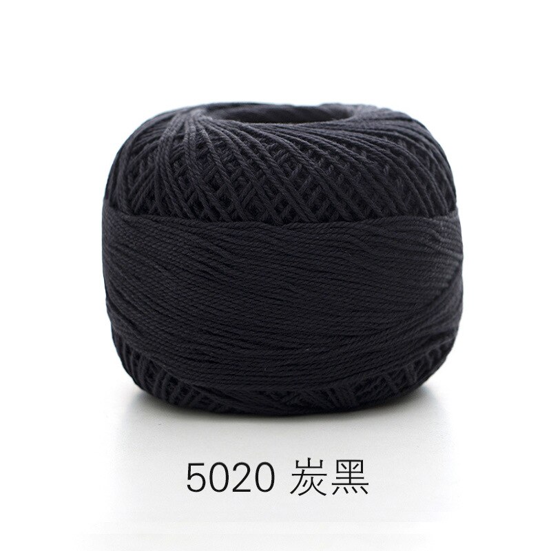 Ruyi No. 5 Lace Summer DIY Hand Knitted Crochet Mercerized Pure Cotton Yarn Knitted Yarn: 5020