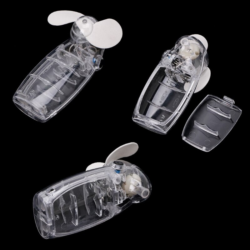 Portabel mini fickfläkt cool air handhållen batteri rese fläkt kylare