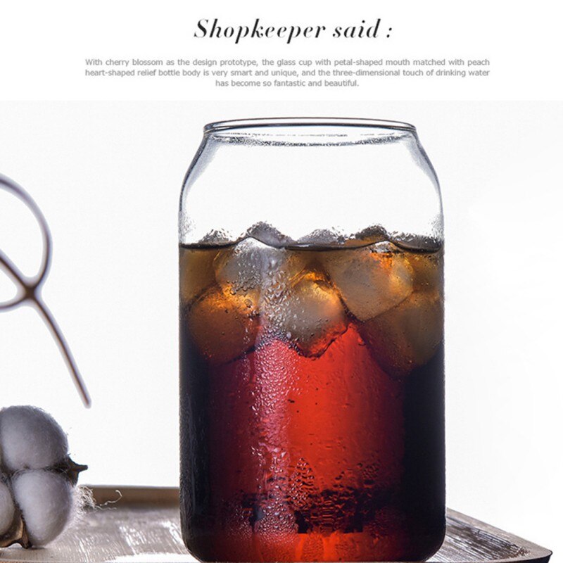 20 oz grote bierglazen in de vorm van een blik, biervormige drinkglazen, tumbler bierglazen, geweldig voor elk drankje en elke gelegenheid.