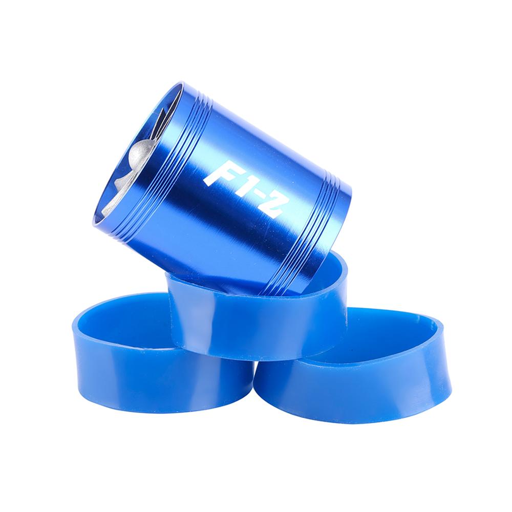 R-EP Air intake Turbo Kit Universal Car engine Turbine Single Double Air Filter Intake Saver Fan Supercharger Kits: Double Fan-Blue