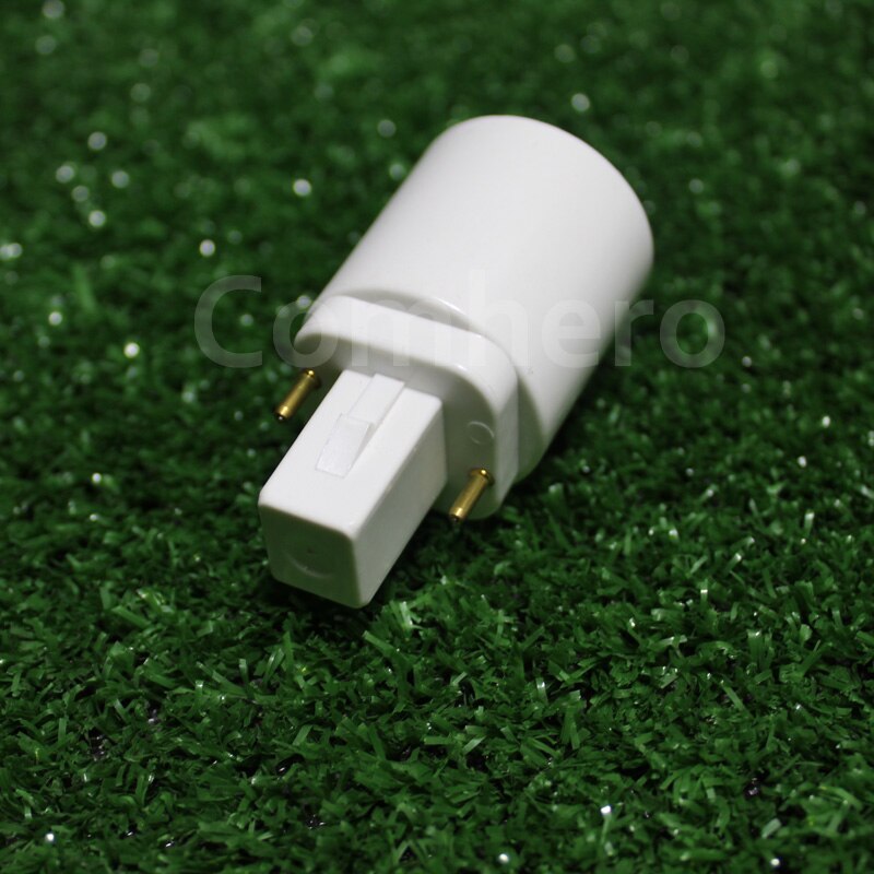 G24 a E27 Socket Base LED halógeno CFL bombilla convertidor adaptador de lámpara Holder g24d-1,g24d-2,g24d-3 a E27 convertidor de base de tornillo