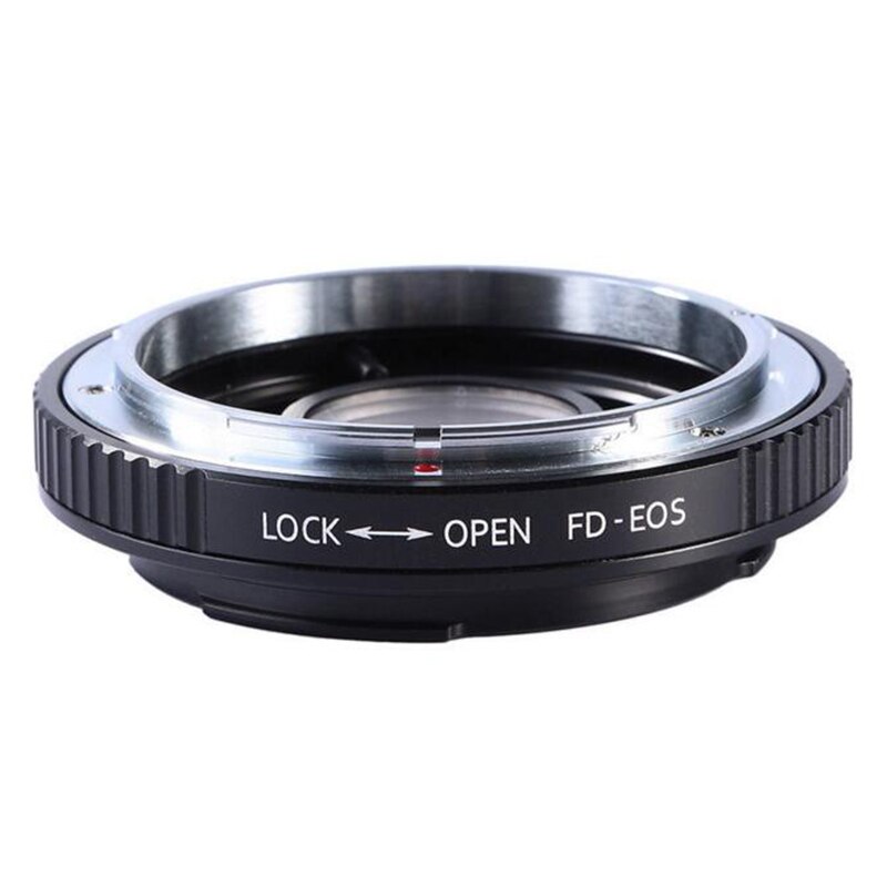 For FD-EOS FD-CANON FD Lens Adapter Ring With Optical Glass Focus Infinity Mount to for canon EOS EF Camera 500d 600d 5d2 6d 70d