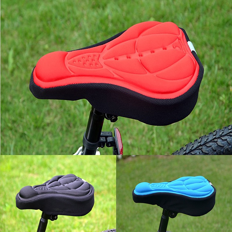 Men Comfortable Silicone Gel Pad MTB Mountain Bike Bicycle Seat Cover Cushion Saddle Outdoor Sports Cycling Equipment