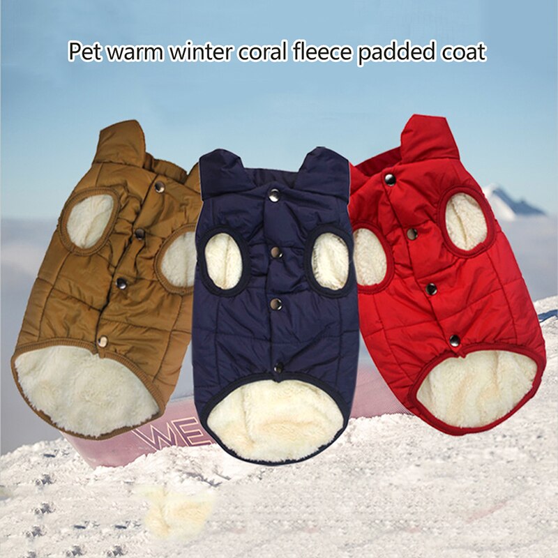 Winter Pet Coat Clothes For Dogs Winter Clothing Warm Dog Clothes For Small Dogs Windproof Big Dog Coat Winter Clothes