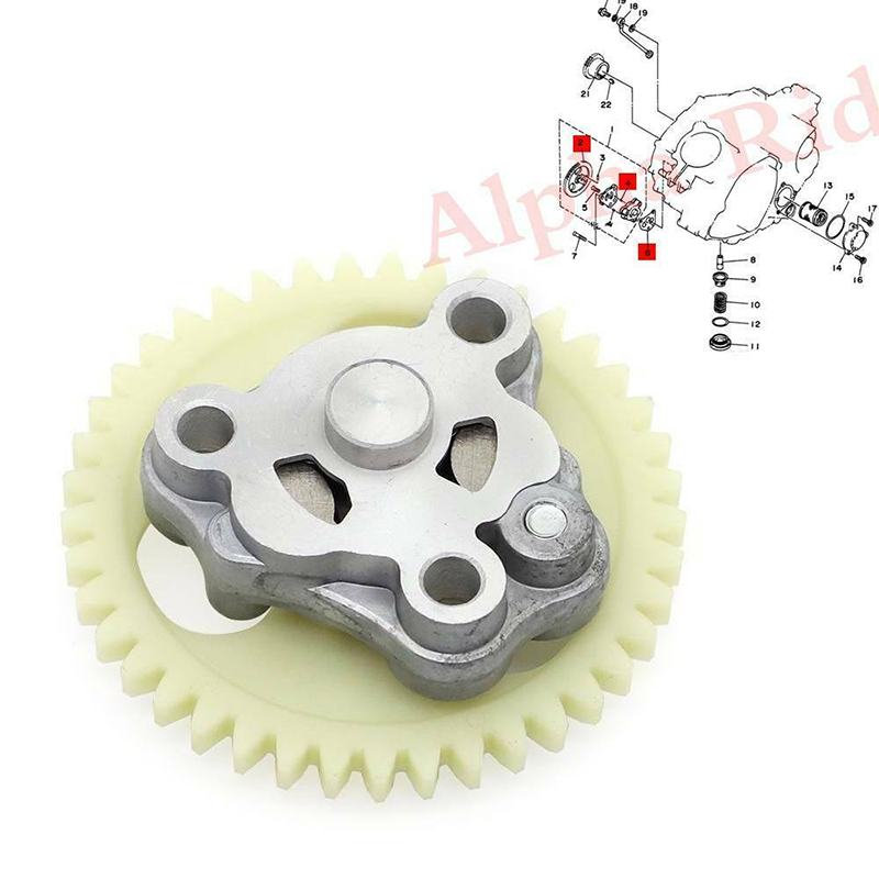 Atv Quad Injectie Oliepomp Gear 1UY-13300-00-00 Fit Yamaha YFM250 Moto 4/Yfm 200/225/250 / YFB250 Timberwolf / YFM250