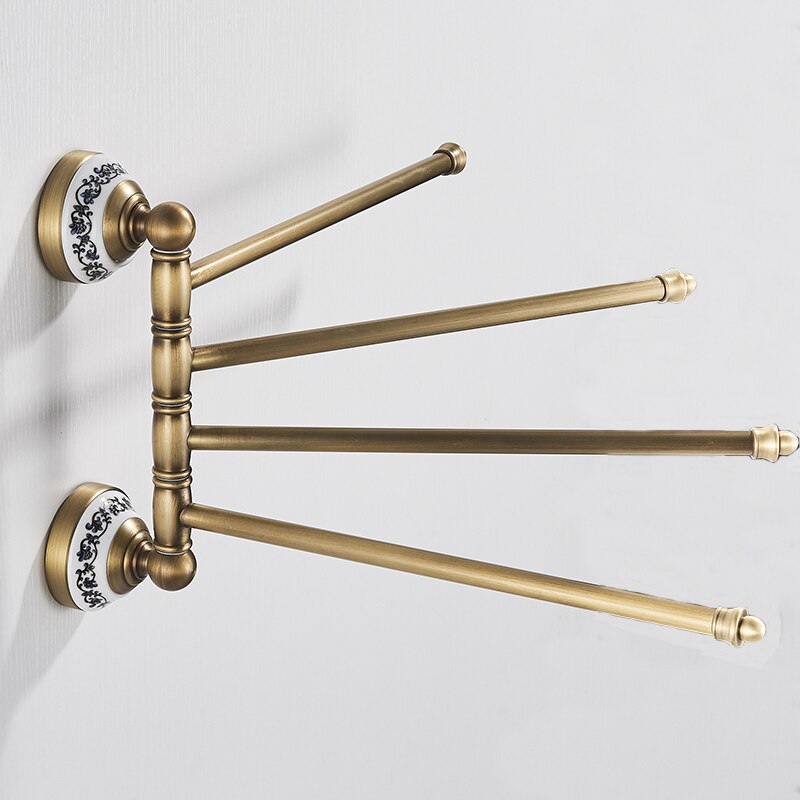Old Rotation Bar Bathroom Antique Rotation Bars Towel Holder Wall M... – Grandado