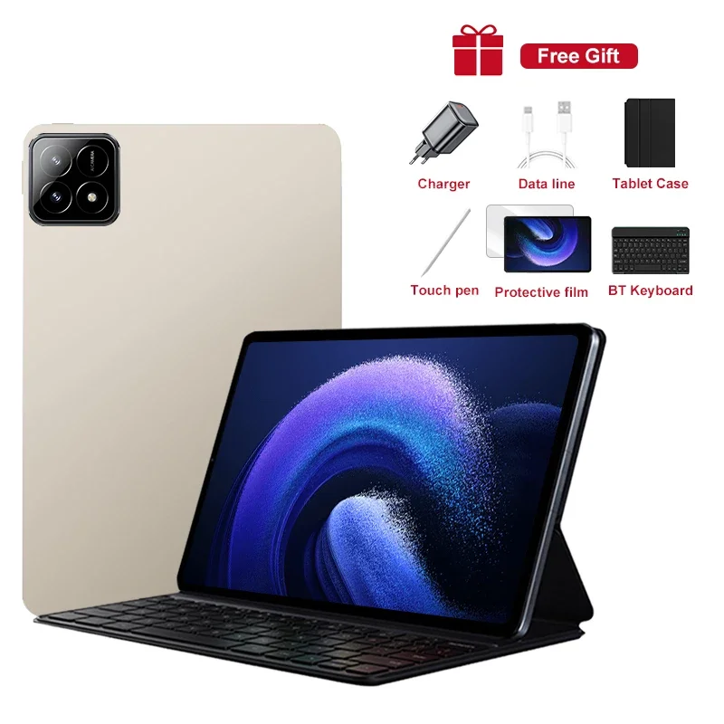 2025 Global Mi tablet Android 14 Pad 6S Pro 16GB 1TB Snapdragon 8 Gen2 4K HD 5G WIFI SIM Bluetooth WPS 10000mAh xioami tabletten: ELEVEN / GRIJS