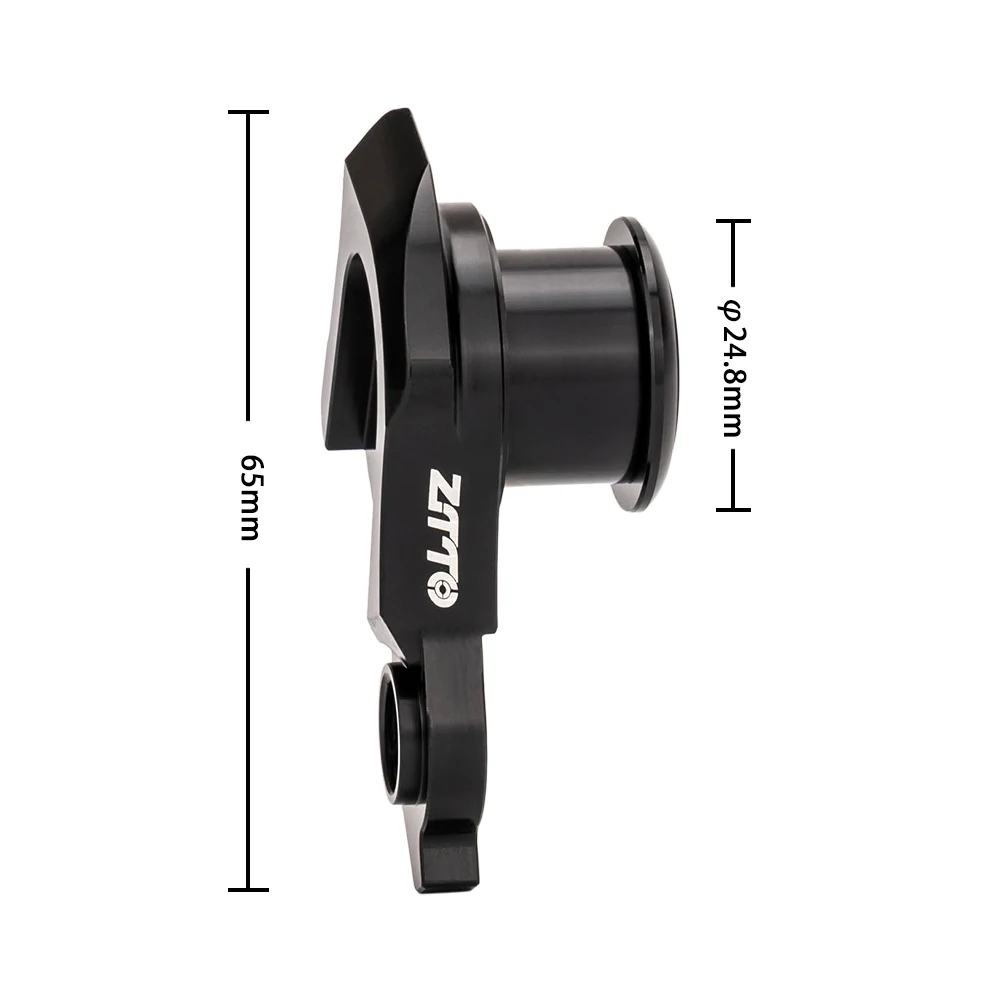 ZTTO M12x P1.0 MTB suspensión de cambio de bicicleta eléctrica CNC bicicleta a través del eje marco gancho trasero para marco UDH Microhift BoxTRP desviador