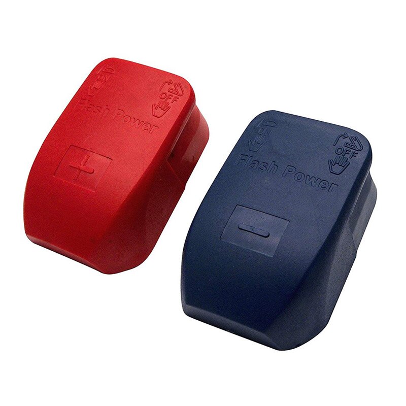 NST 2pcs Brass Battery Quick Release Connectors Battery Quick Disconnect Terminals (Red & Blue)