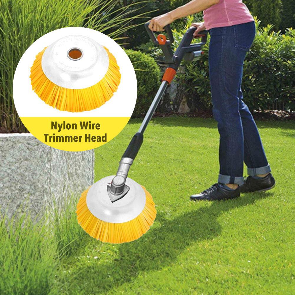 Garden Tool Nylon Steel Wire Grass Trimmer Head Wheel Lawn Mower Accessories Garden Grass Trimmer Head For Lawn Mower