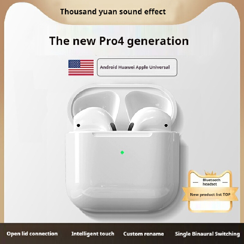 Original Pro4 TWS drahtlose kopfhörer kopfhörer Bluetooth 5,0 wasserdichte headset mit mic lange standby-batterie lebensdauer