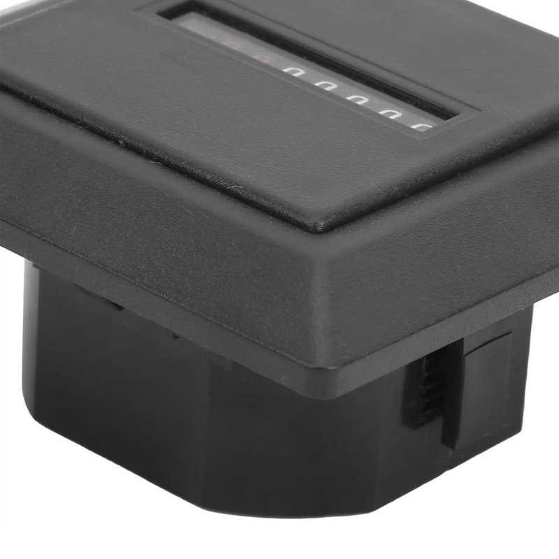 Genentator Timer Tools Digital Display Hour Meter AC 220‑240V 50Hz Timer Tools for Engineering Machinery 0.3W Hour Meter