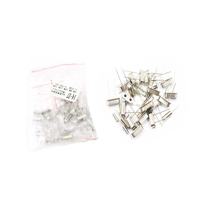 35Pcs HC-49S Crystal Oscillator Elektronische Kit Keramische Quartz Resonator HC49S Dip 7 Soorten 32.768K 6M 8M 10M 12M 16M 11.0592 Mhz