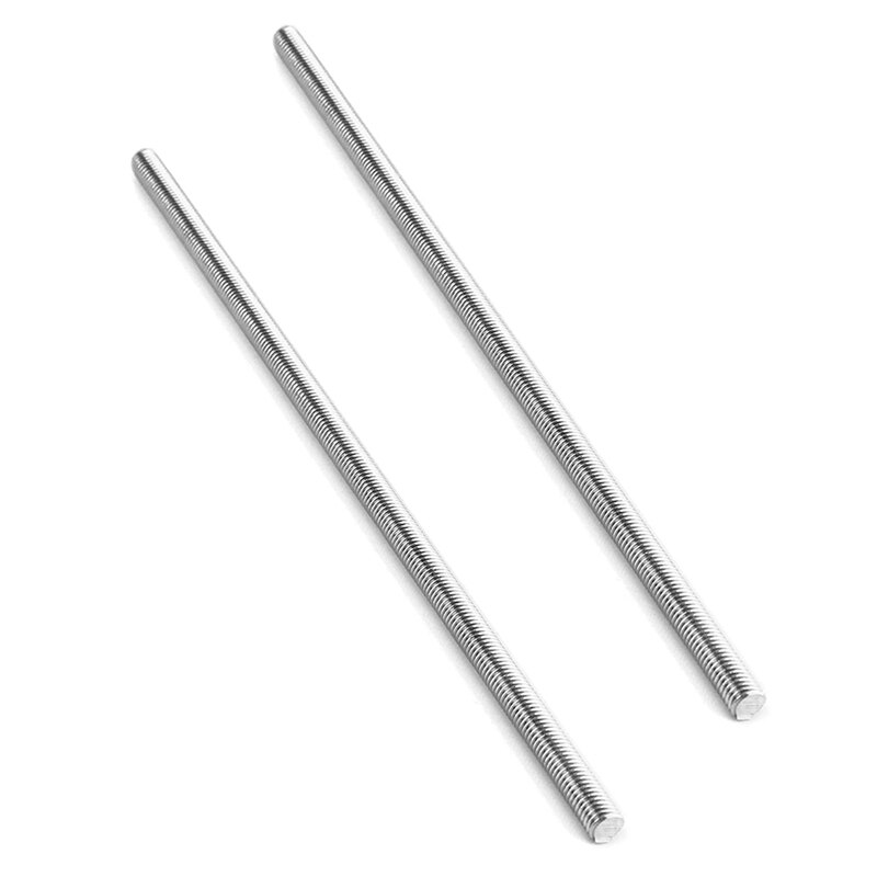 Tige Filetée M12 X 250mm Inox 304 – 2 Pièces, Pas Métrique Standard
