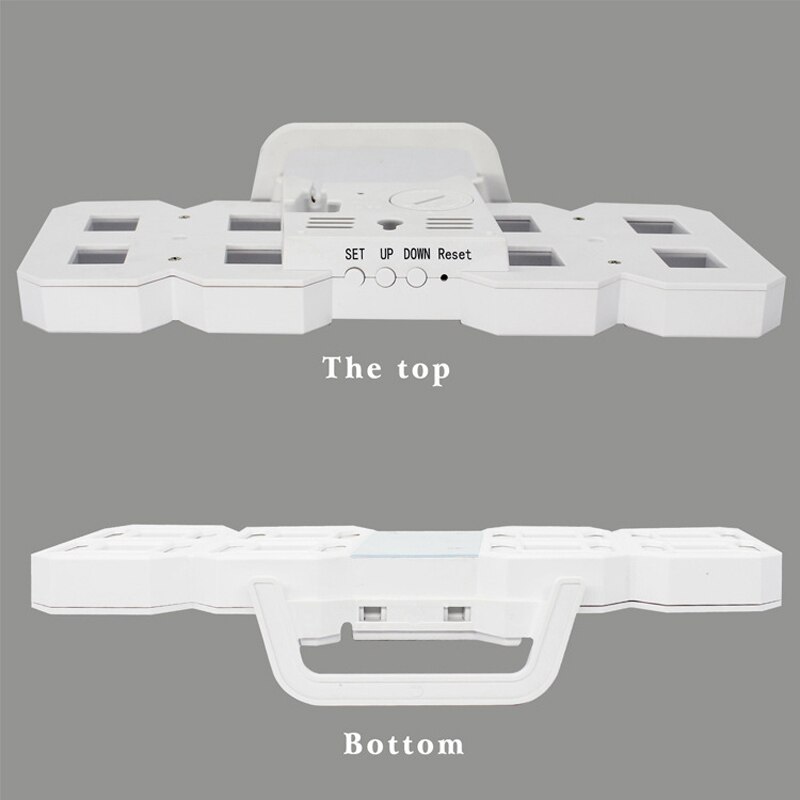 Iso seinäkello moderni herätyskello seinällä päivämäärä lämpötila pöytäkello kodin sisustusteline ripustaa digitaalinen kello