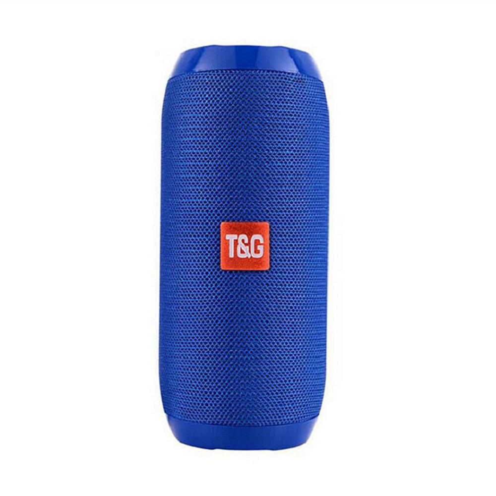Loud Speaker Wireless Waterproof Outdoor Stereo Cell Phone Wireless Stereo Outdoor Portable Portable Fabric Speaker: blue
