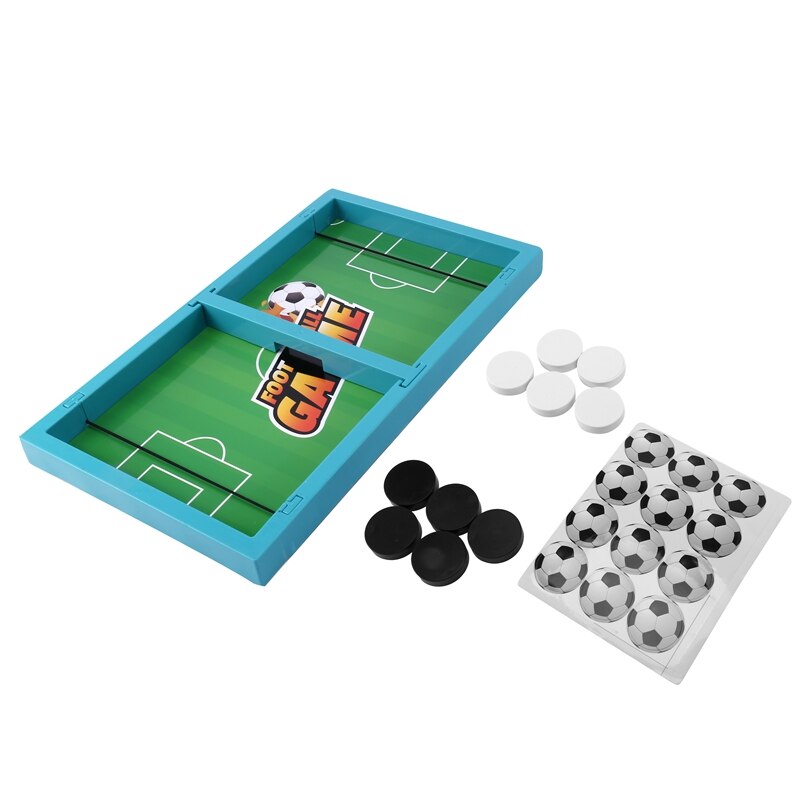 Snelle Sling Puck Game Tafel Desktop Battle Ijshockey Board Game Speelgoed Voor Volwassenen En Kinderen Met 2 Extra voorjaar Touw