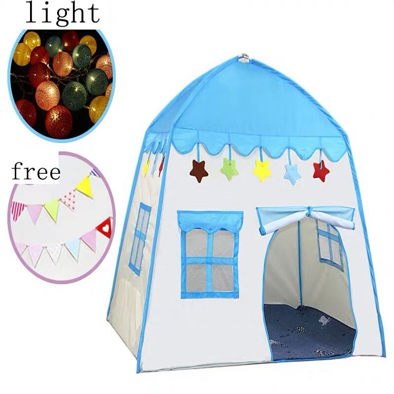 Children's Tent Folding Baby Tent Princess Game Houseid Indoor Outdoor Castle Tent Boy Girl House Folding Game House Play Teepee: ZP096D