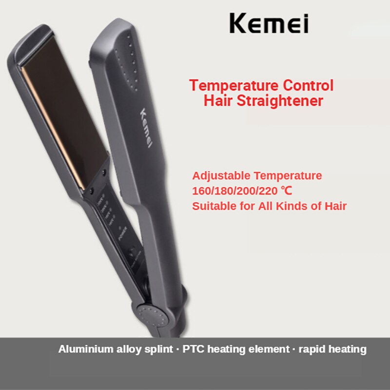 Straightening Irons Fast Warm-up Thermal Performance Tourmaline Ceramic Heating Plate Hair Straightene