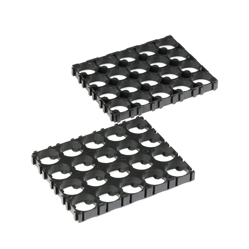 10pcs 18650 Lithium Cell Cylindrical Battery Case Holder Batteries Pack Plastic Holder Bracket for Diy Battery Pack