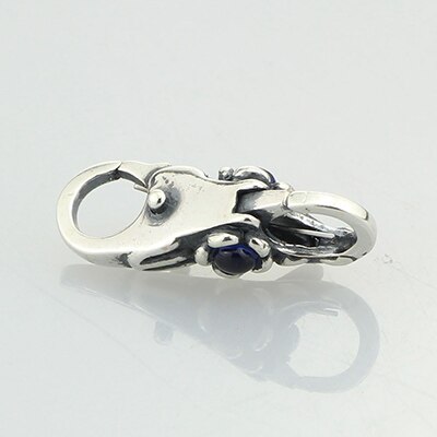 925 Sterling Silver Charms Tree castle Fish Flower Locks Lobster clasp beads Fit European Brand Bracelet Jewelry: 3