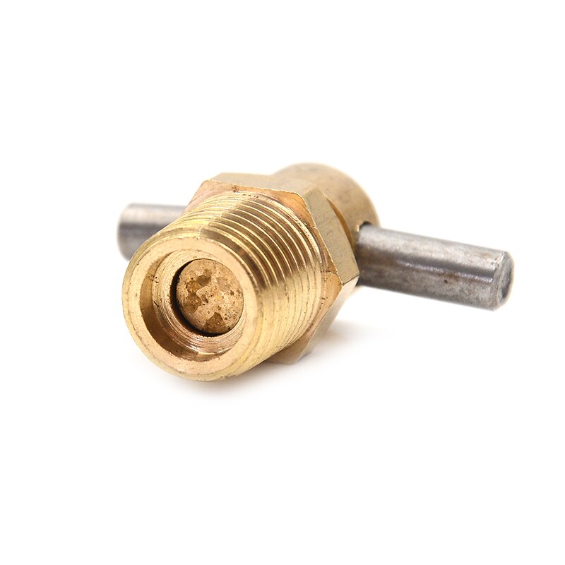 1pc 12mm Diameter 1/4 Inch NPT Brass Drain Valve For Air Compressor Tank Replacement Part