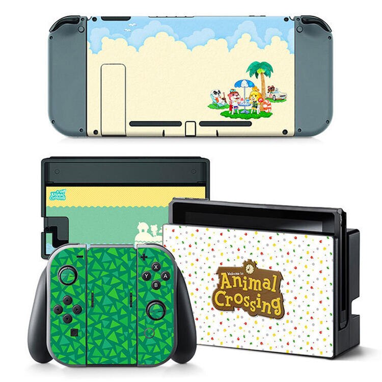 Cute Animal Crossing Vinyl Sticker Detachable Re-usable for Nintendo Switch Console & Joy-Con Controllers: Style 16