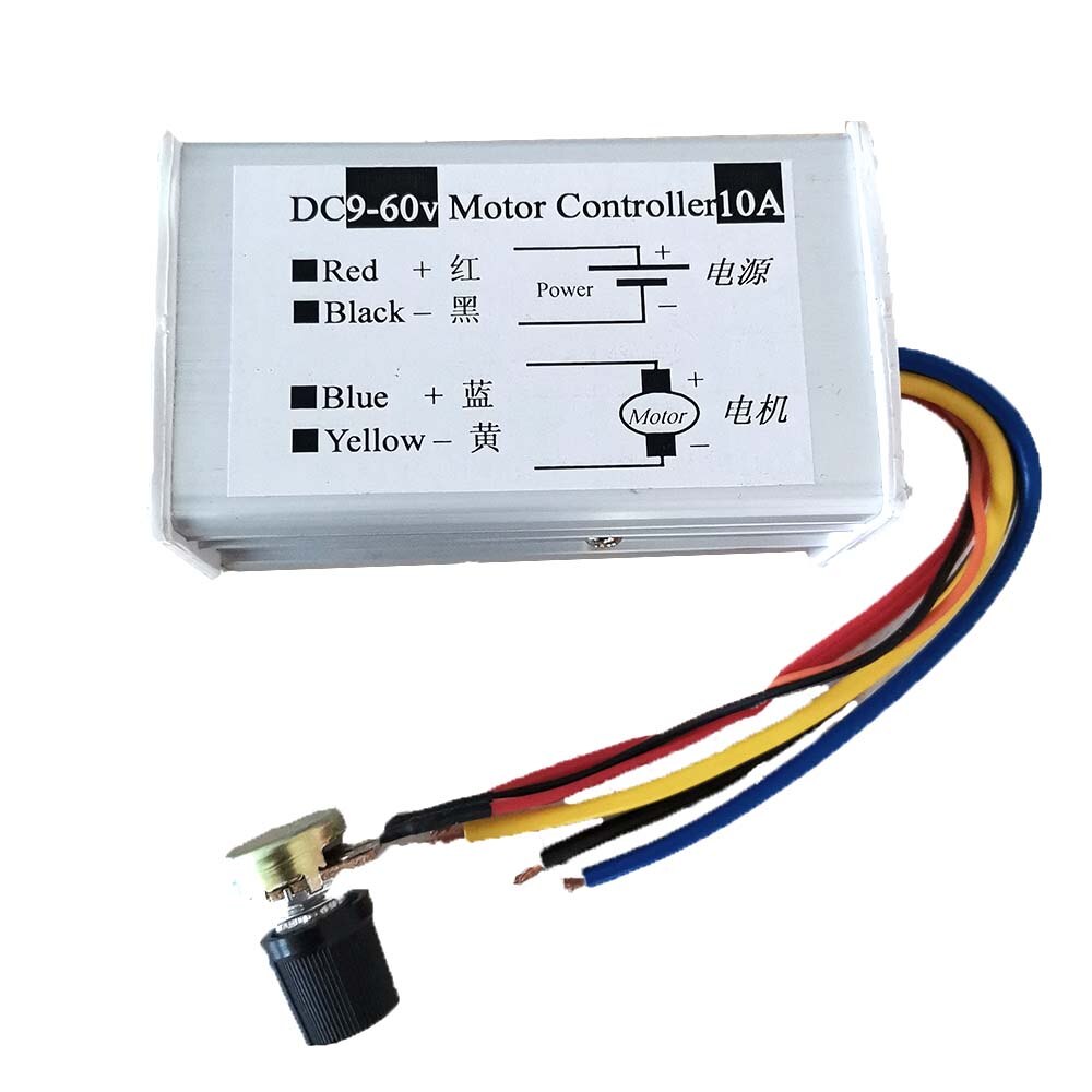 1PCS 9V-60V 10A DC Motor Speed Regulator Pulse Width Modulator PWM Control Switch Governor
