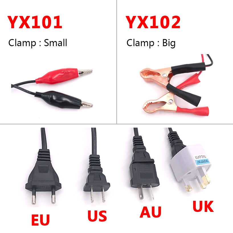 12 Volt Car Battery Charger 12V Motor Smart Fast Power Charge Adapter Moto Lead Acid Storage Cell Auto Batterie Charging 12 V