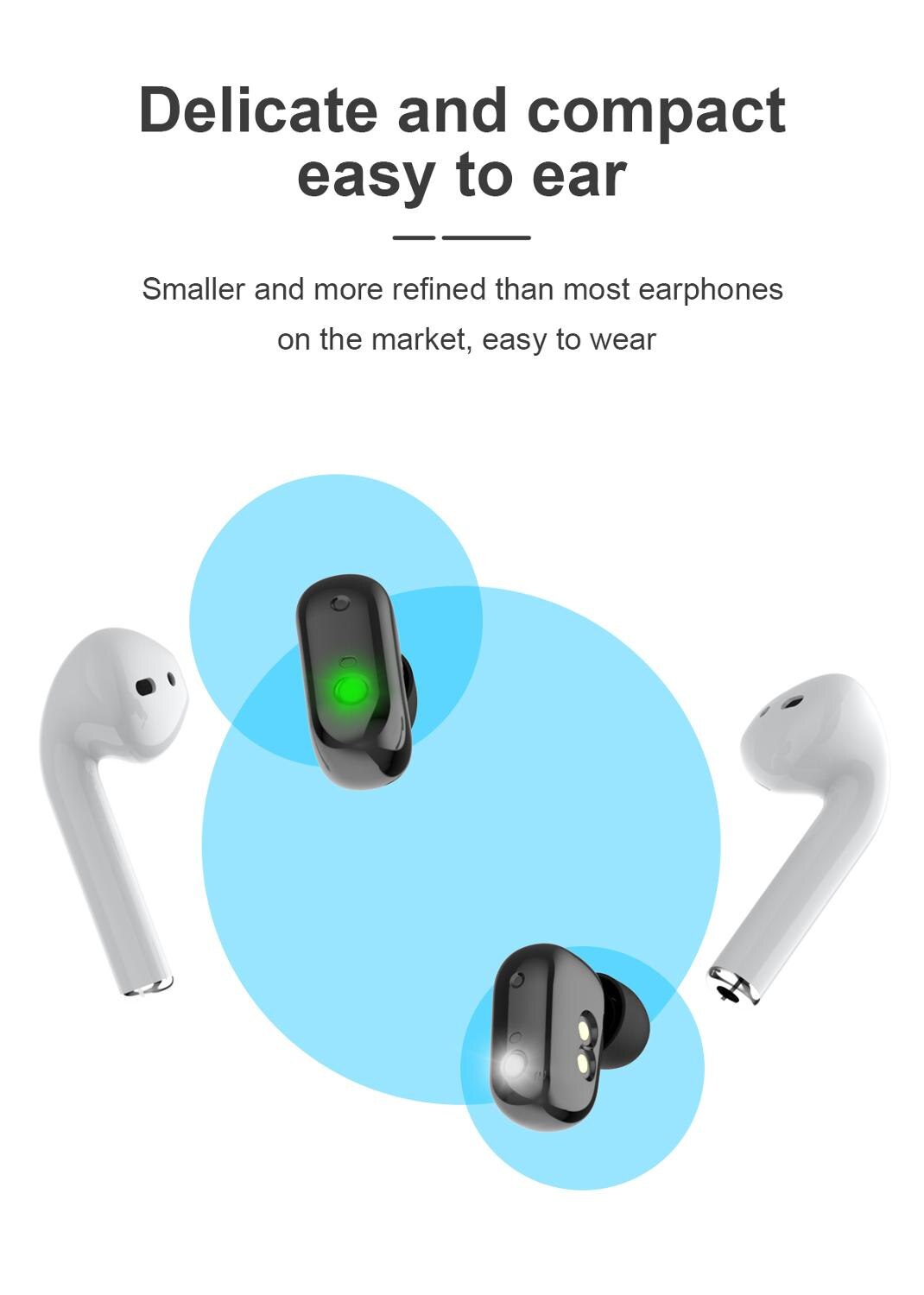 Ai smartwatch met bluetooth-oortelefoon, hartslagmeter, slimme polsband, smartwatch voor mannen en vrouwen, sportoortelefoon