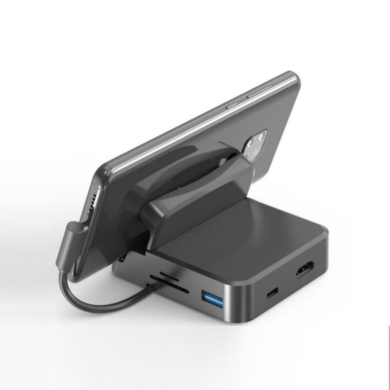 Stacja dokująca USB typu C do Samsung S20 S10 Dex Pad USB-C do kompatybilnego z HDMI USB 3.0 HUB karta SD TF PD Adapter