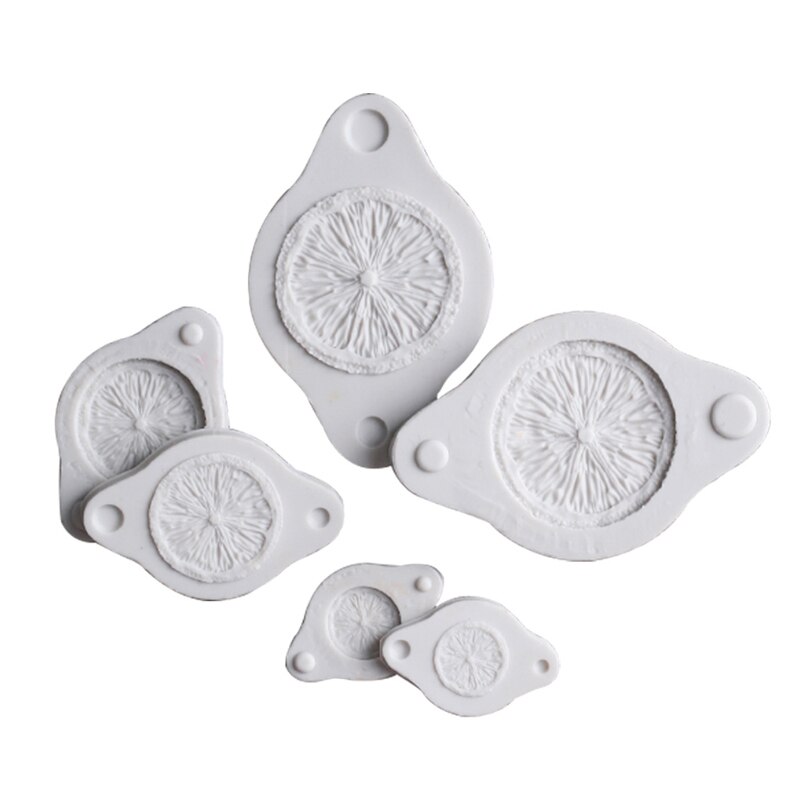 Oranje Plakjes Siliconen Mal Voor Fondant Taart Decoratie, Cupcakes, Sugarcraft, Cookies, Kaarten Klei Bakvormen Gereedschap