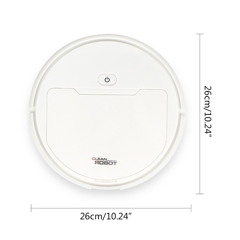 Robot Vacuum Cleaner, Strong Suction Automatic Bot Self Detects Stairs Pet Hair Allergies Friendly Robotic Home Cleaning
