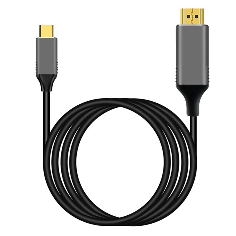 USB C to HDMI Cable Adapter 4K 60Hz Cable Adapter Thunderbolt 3 Compatible for Android Phone ChromeBook Etc: Default Title