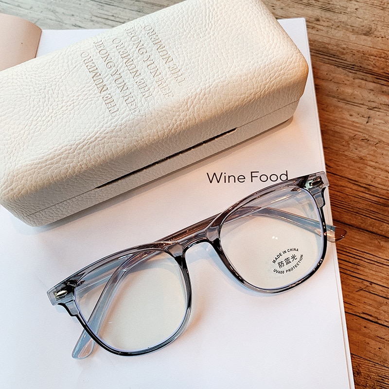 Women Glasses Frame Men Eyeglasses Frame Vintage Round Clear Lens Glasses Optical Spectacle Frame Transparent