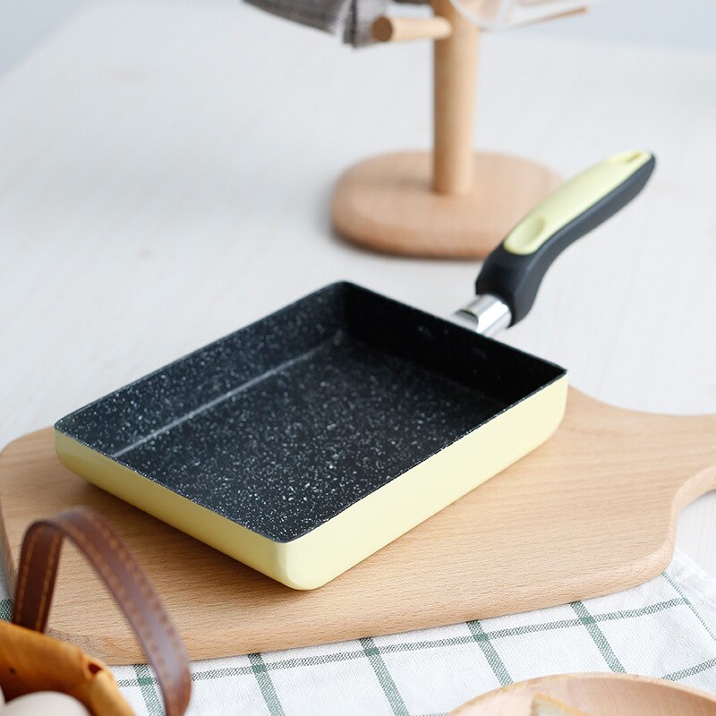 Retangular Omelette Pan Tamagoyaki Egg Pan Nonstick Maifan Stone Anti-Scalding Handle for Glass Electic Gas Stove: 1