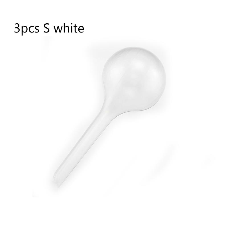 1/3pcs Automatic Plant Watering Bulbs Self Watering Balls House Garden Water Can Houseplant Device Drip Irrigation System Tools: 3pcs S white