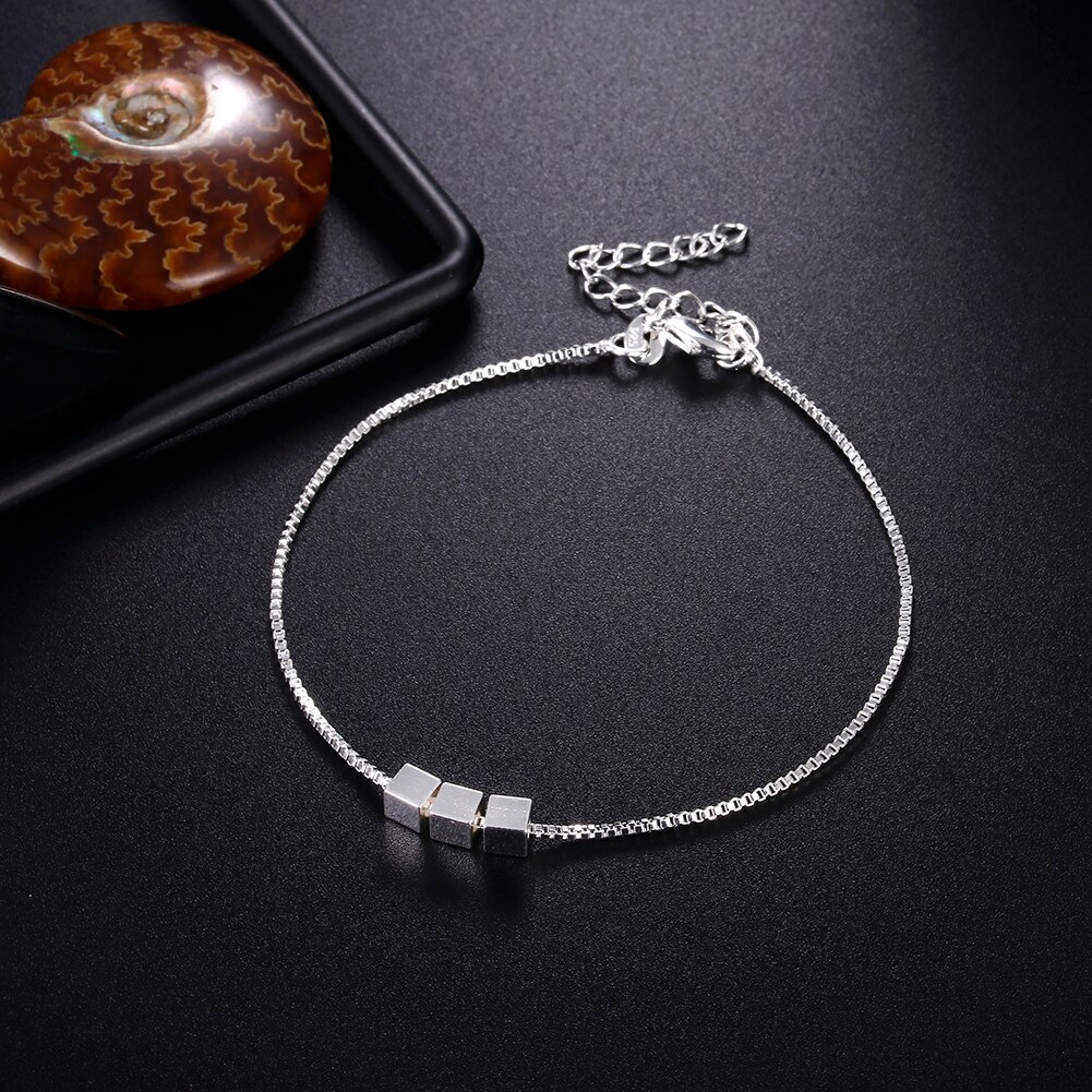 wedding women Heart cute silver color chain Bracelet classic jewelry LH001: LH030