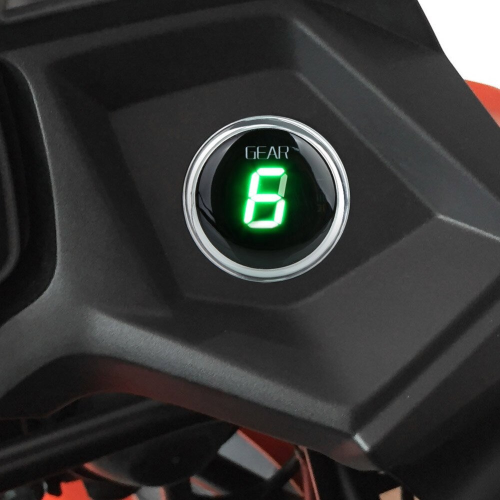 Indicador de Engranaje redondo para motocicleta Kawasaki, indicador de marchas de 1 a 6 niveles, Plug & Play para motocicleta Kawasaki Versys 650 1000