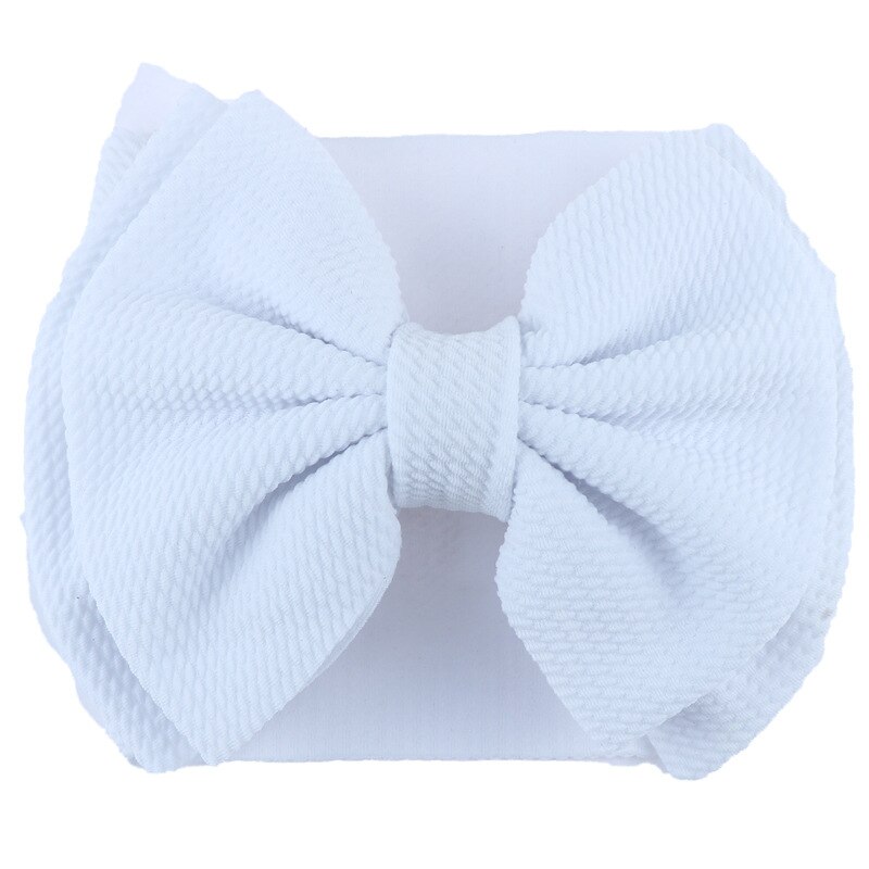 Grand bandeau élastique Double couche avec nœud pour cheveux, pour filles, mignon, pour bébé, accessoires de cheveux, Turban, Double couche,
