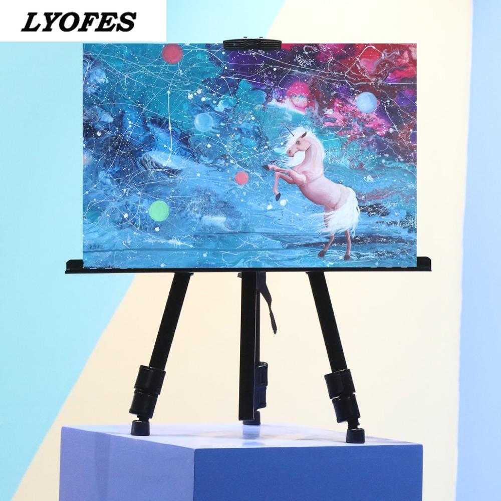 Artist Easel Painting Stand for Drawing Portable Adjustable Metal Sketch Foldable Travel School Art Supplies