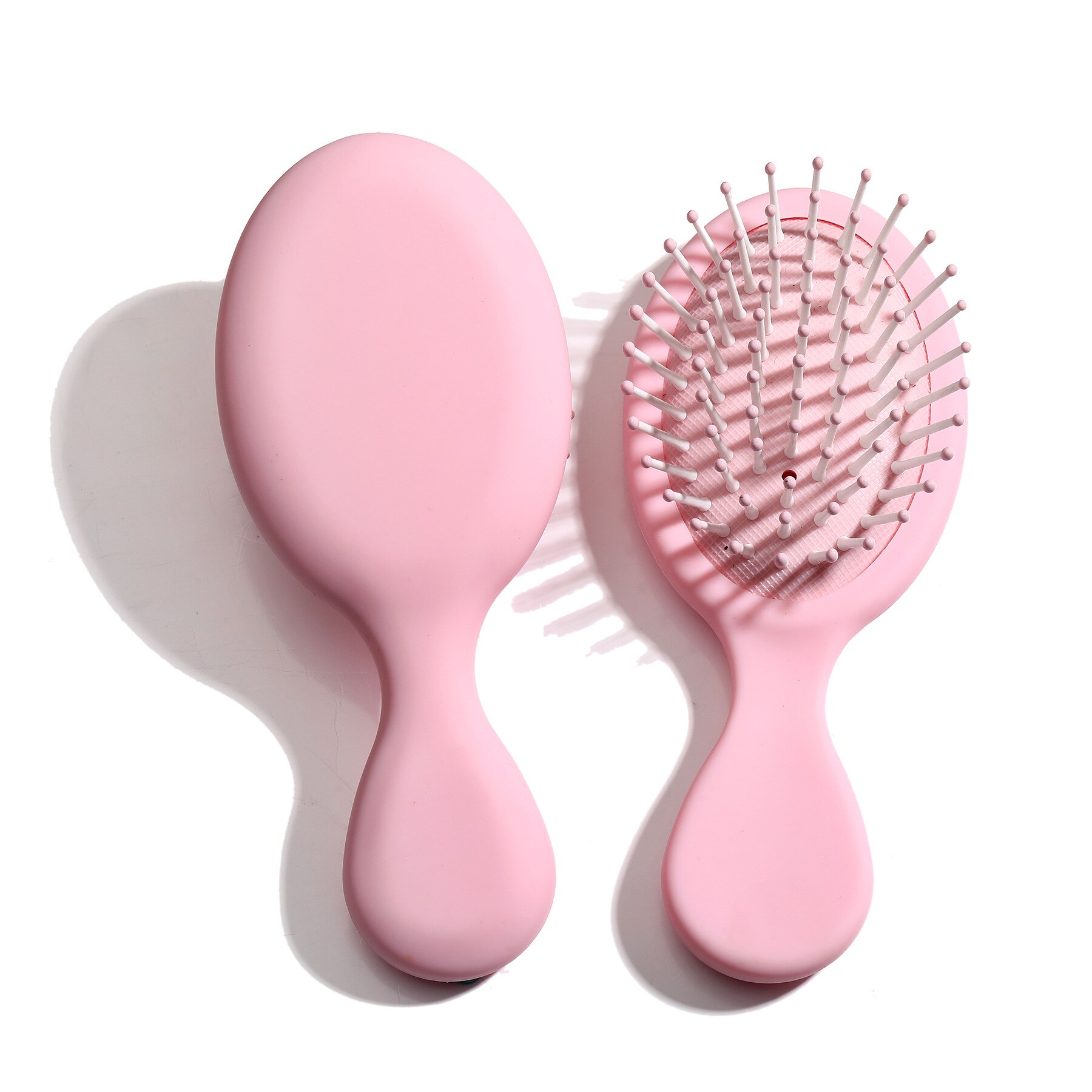 Mädchen Haar Kopfhaut Massage Kamm Süssigkeit Prinzessin Haarbürste Frauen Nass Lockige Detangle Haar Pinsel für Salon Friseur Styling Werkzeuge: Rosa