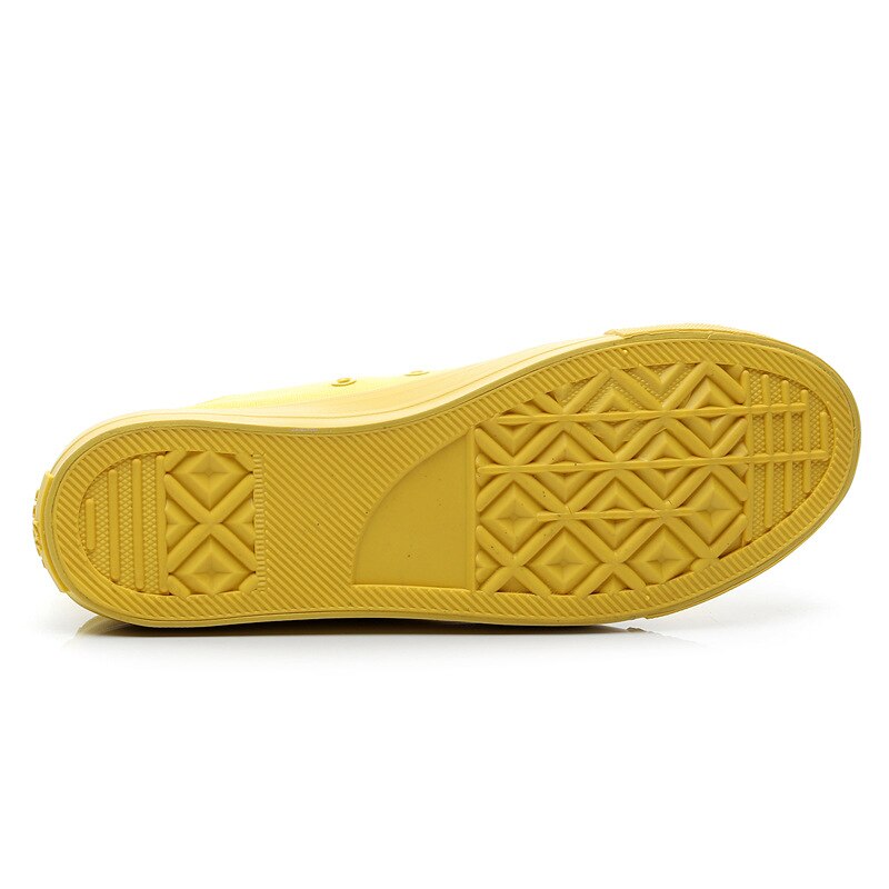 Män canvas skor mango gul klargula sneakers spets  up 39-44 vita fritidsskor matchar alla snyggt runt huvud