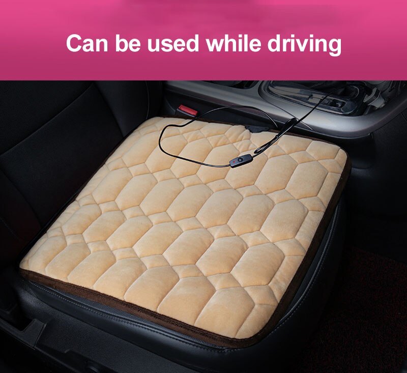 5V USB Heated Car Seat Cushion Cover Seat Heater Warmer Car Styling Winter Household Cushion Cardriver Heated Seat Cushion